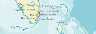 Bimini North Seaplane Base Karte (Region)